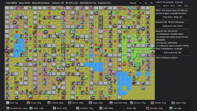 Endless mode, wave 64
